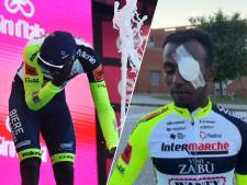 Girmay touché à l’œil par le bouchon d’une bouteille après sa victoire historique au Giro