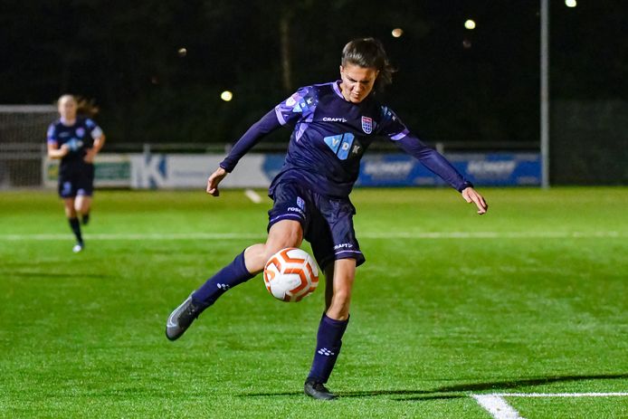 Danique Noordman scoorde in Alkmaar namens PEC Zwolle, maar de ommekeer in de wedstrijd bleef uit.