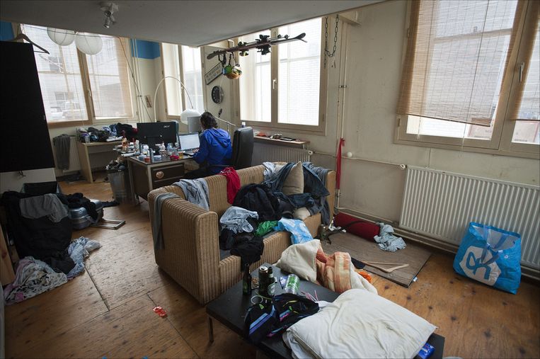 Een studentenkamer in Delft. Volgens Platform31 is ‘verkamering’, het verhuren van afzonderlijke kamers aan bijvoorbeeld studenten, een goede methode om woonruimte efficiënt te benutten. Beeld ANP