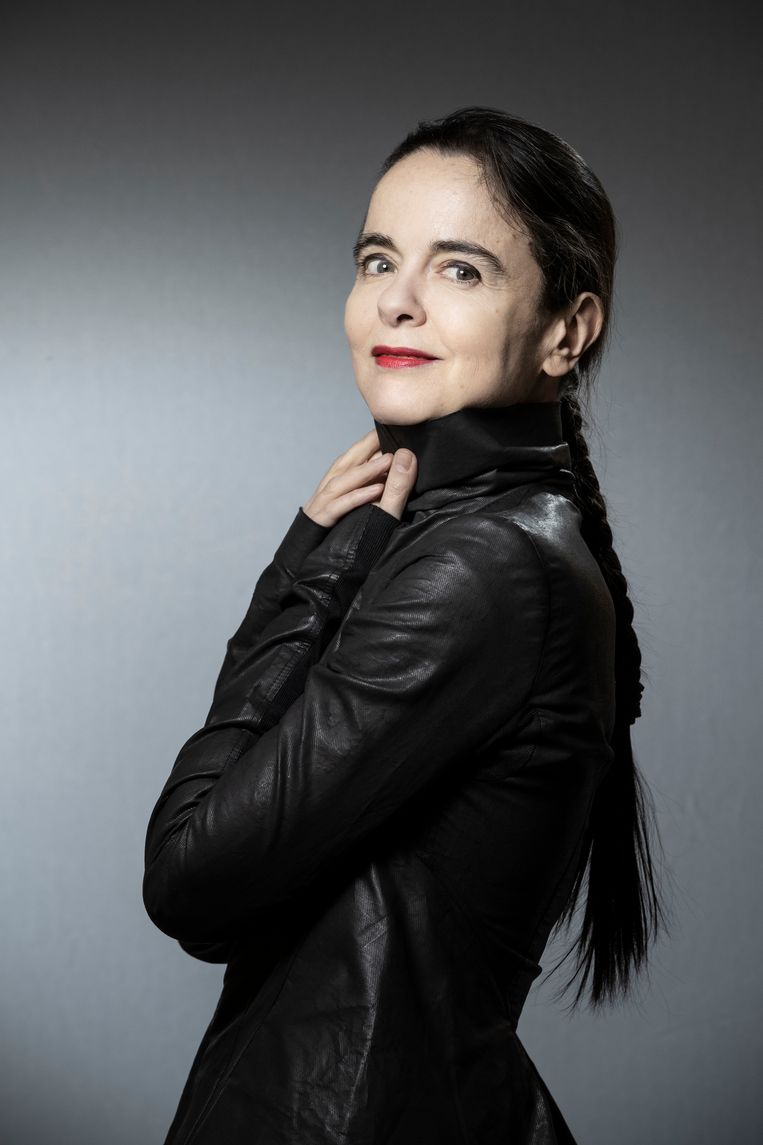 Amélie Nothomb: ‘Jezus kwam in mijn leven toen ik pas 2,5 jaar oud was. Het was liefde op het eerste gezicht. Ik was een tijdlang in constante dialoog met hem.’ Beeld AFP
