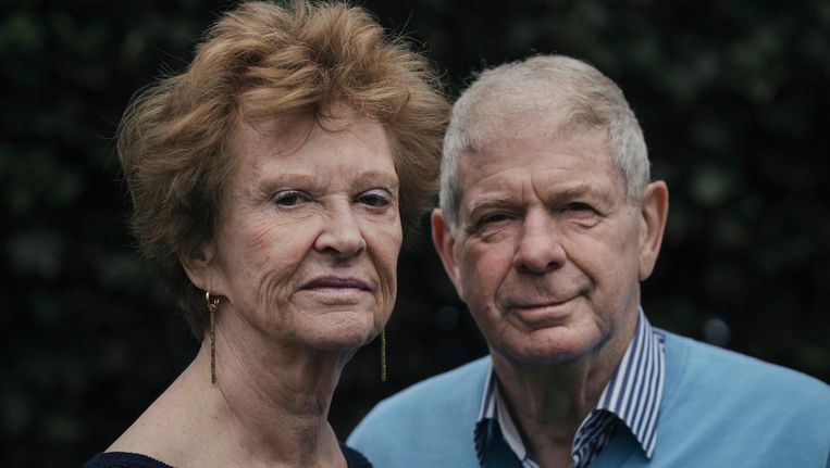 Frits ­Barend en zijn vrouw Marijke Barend-van ­Haeften Beeld Marc Driessen