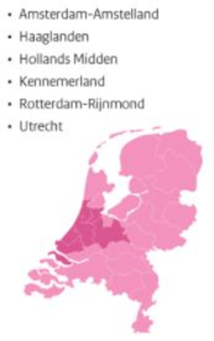 In deze zes Nederlandse regio's gaan strengere coronaregels gelden.