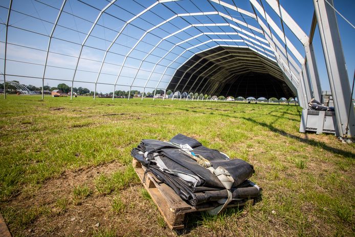 Pukkelpop gaat vanaf maandag de constructies op de festivalweide in Kiewit afbreken.