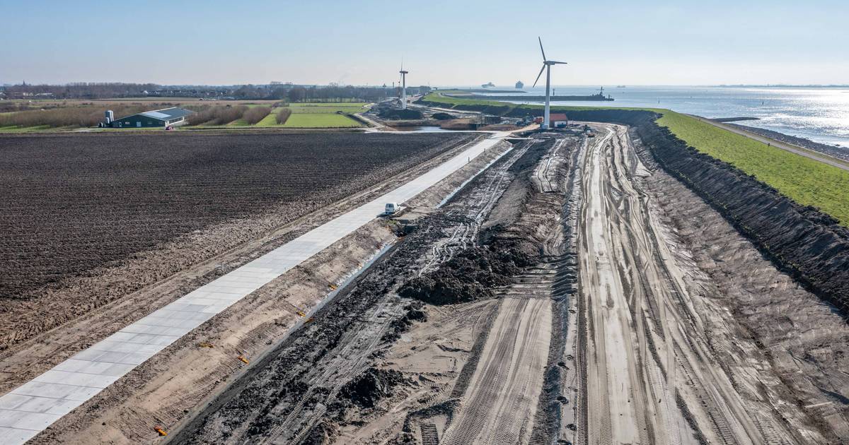 Zo kan het ook: versterking dijk in Hansweert veel eerder klaar dan verwacht