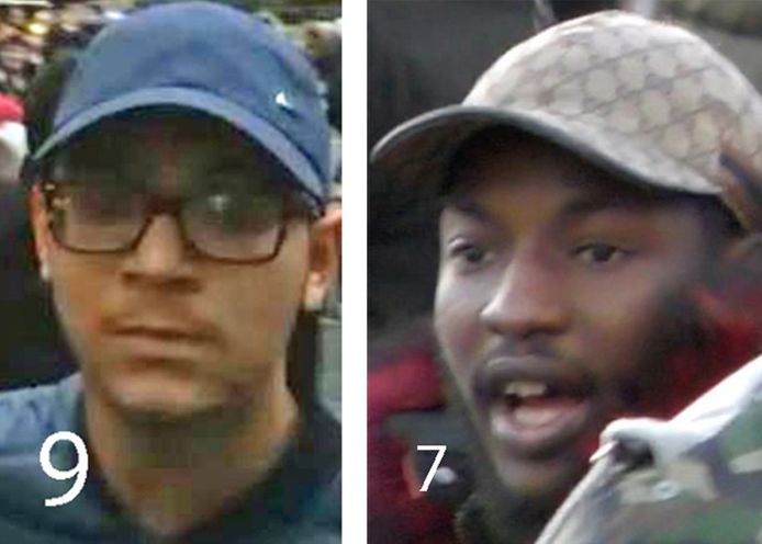 Twee van de negen 'most wanted' verdachten voor de rellen in Brussel.