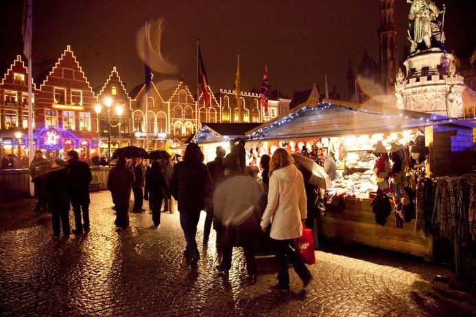 De ‘Wintermarkt’ in Brugge.