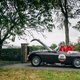 Aan boord van de Jaguar XK150 tijdens de Zoute Rally in Knokke