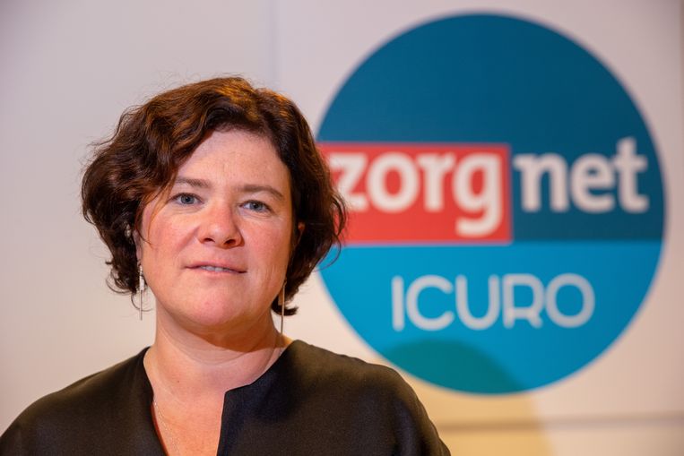 Margot Cloet van Zorgnet-Icuro: ‘Het belastinggeld moet ingezet worden in de zorg zelf.’ Beeld BELGA