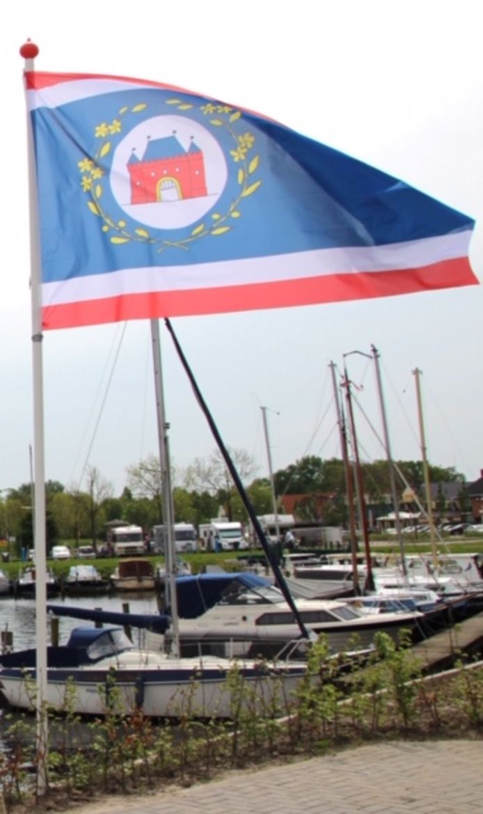 De gemeentevlag van Elburg.