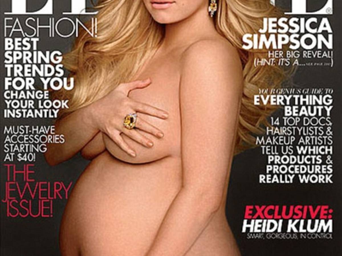 Jessica Simpson pose nue et enceinte | People | 7sur7.be