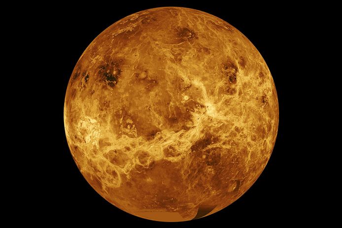 NASA-beeld van Venus. NASA maakte bekend dat het tussen 2028 en 2030 twee missies naar onze dichtste buurplaneet plant. i