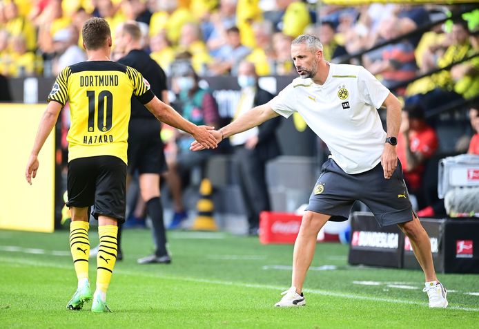 Thorgan Hazard a marqué des points pour la première de la saison en Bundesliga.
