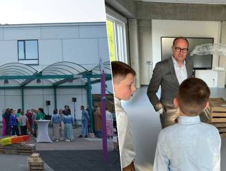 De Zonnepit opent nieuwe gymzaal met twee klassen: “Twee jaar moeten turnen op de speelplaats, maar blij met het eindresultaat”