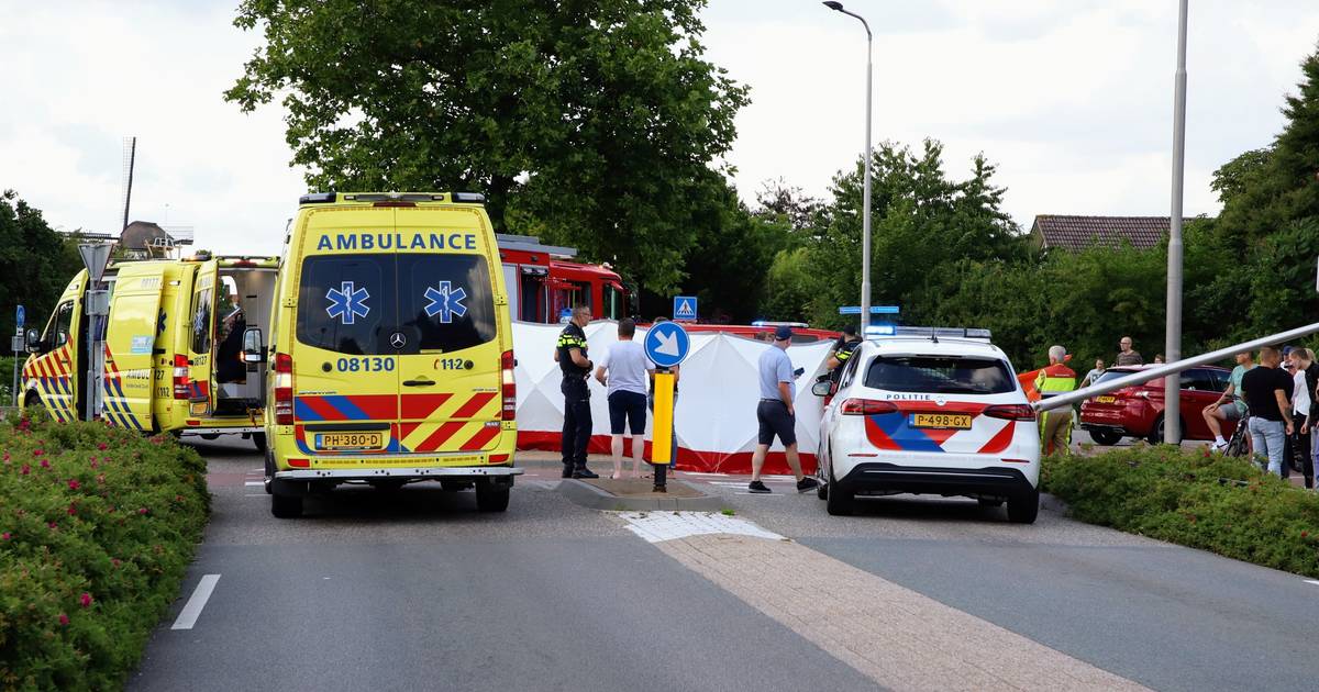 Bestuurder gereanimeerd na eenzijdig ongeluk in Geldermalsen.