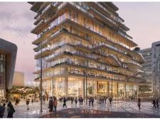 Nieuwe blikvanger van glas en hout pal naast Rotterdam Centraal