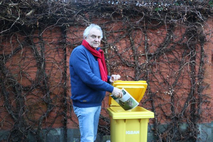 De gele container doet zijn intrede in Essen.