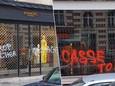 “Nik les riches”, “trop cher”: plusieurs boutiques de la rue Antoine Dansaert vandalisées