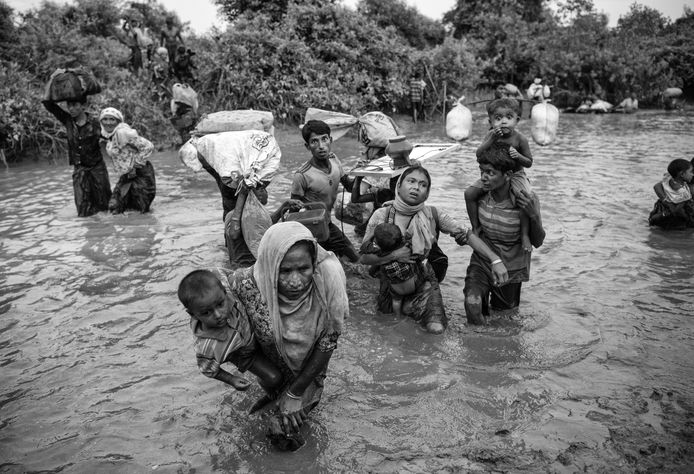 Rohingyavluchtelingen in Bangladesh.