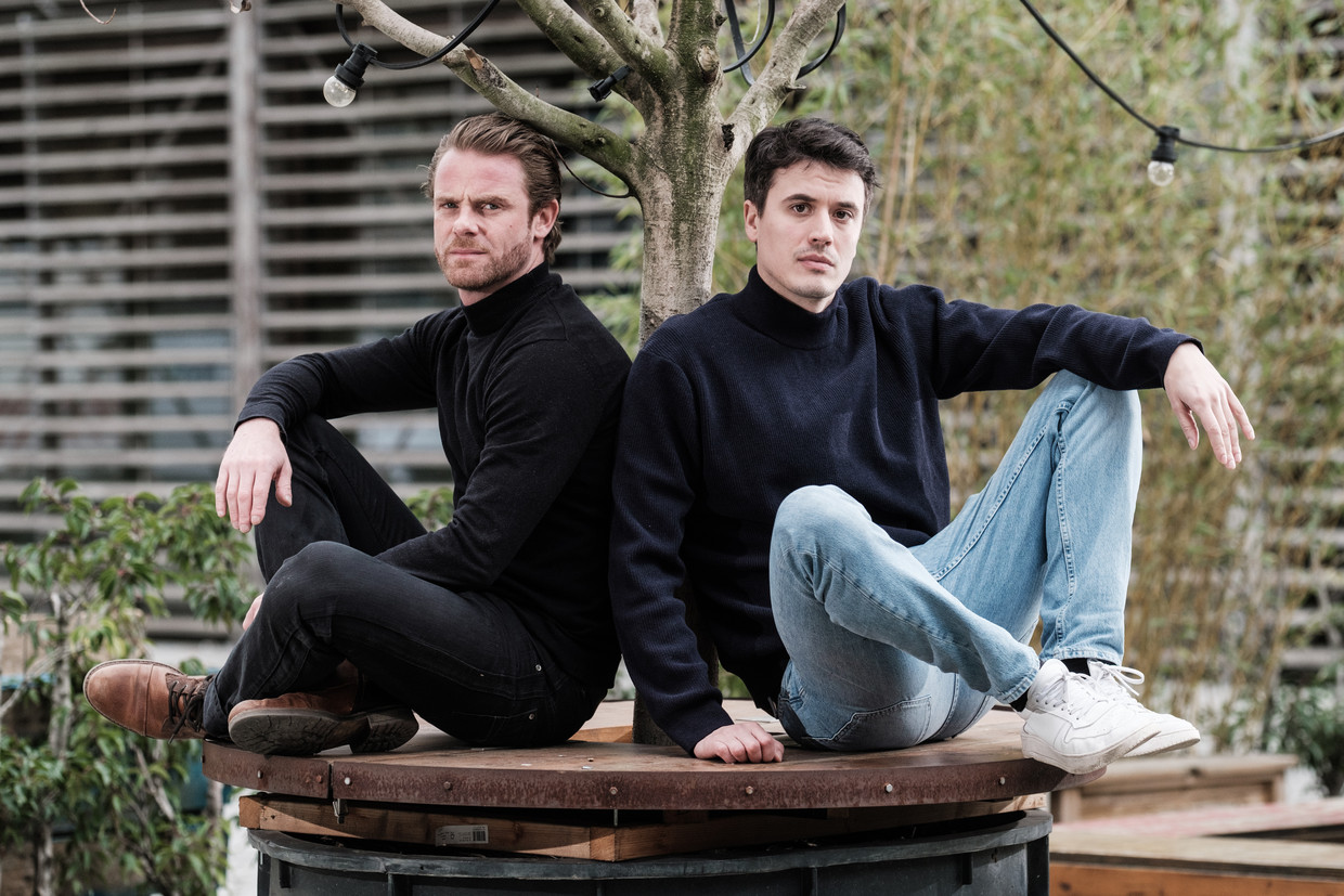 Robin (l.) over Ward: ‘Als ze een 'pretty boy' zochten, kwamen ze altijd bij hem uit. Hij werd op den duur een soort kindster.’  Beeld Bob Van Mol