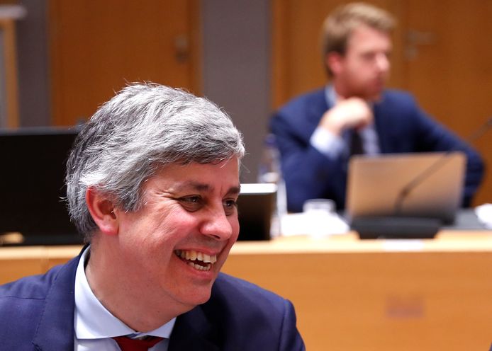 Eurogroepvoorzitter Mario Centeno op archiefbeeld.