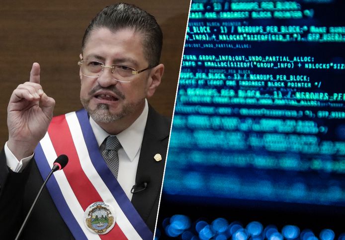 De Costa Ricaanse president Rodrigo Chaves heeft de noodtoestand uitgeroepen na een golf van cyberaanvallen.
