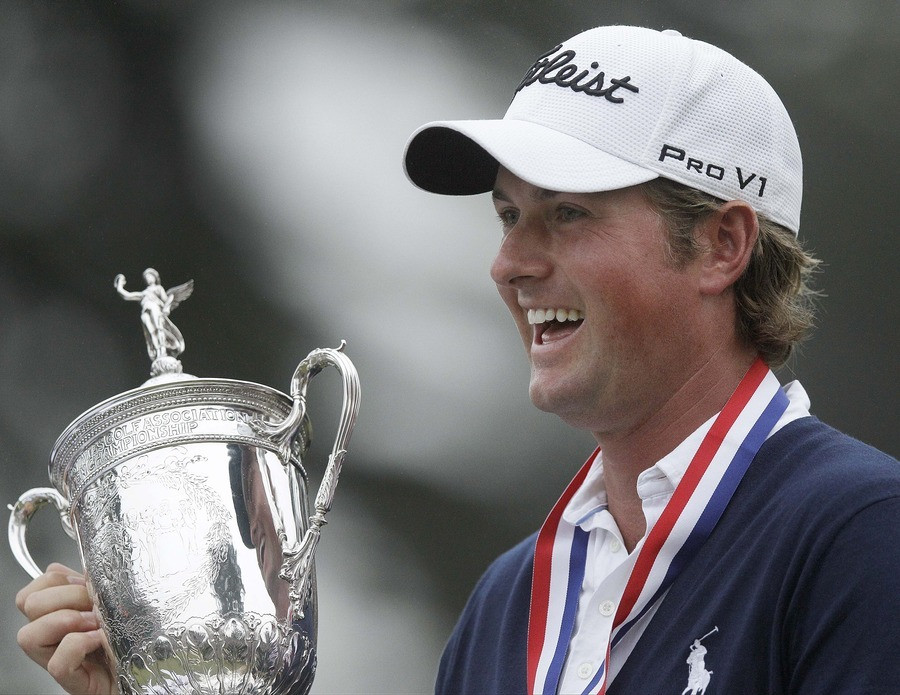 Golfer Webb Simpson wint US Open Foto ed.nl