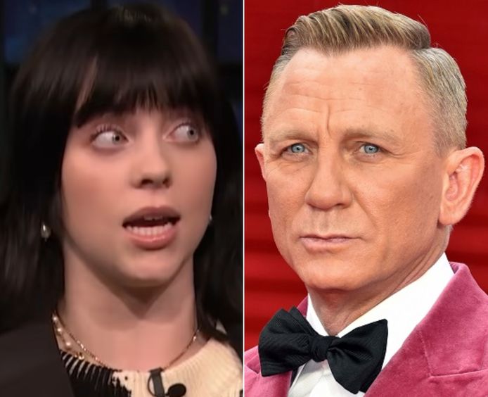 Billie Eilish vindt Daniel Craig een 'dilf'.