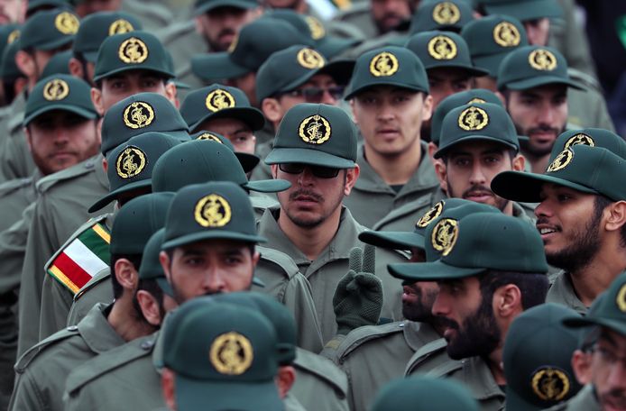Leden van de Iraanse Revolutionaire Garde.