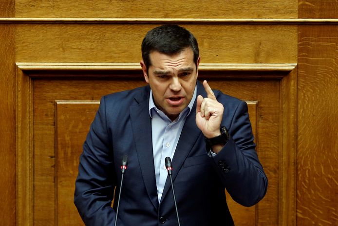 De Griekse premier Alexis Tsipras.