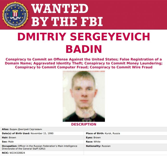 Ook de Amerikaanse FBI zoekt Badin al jaren.