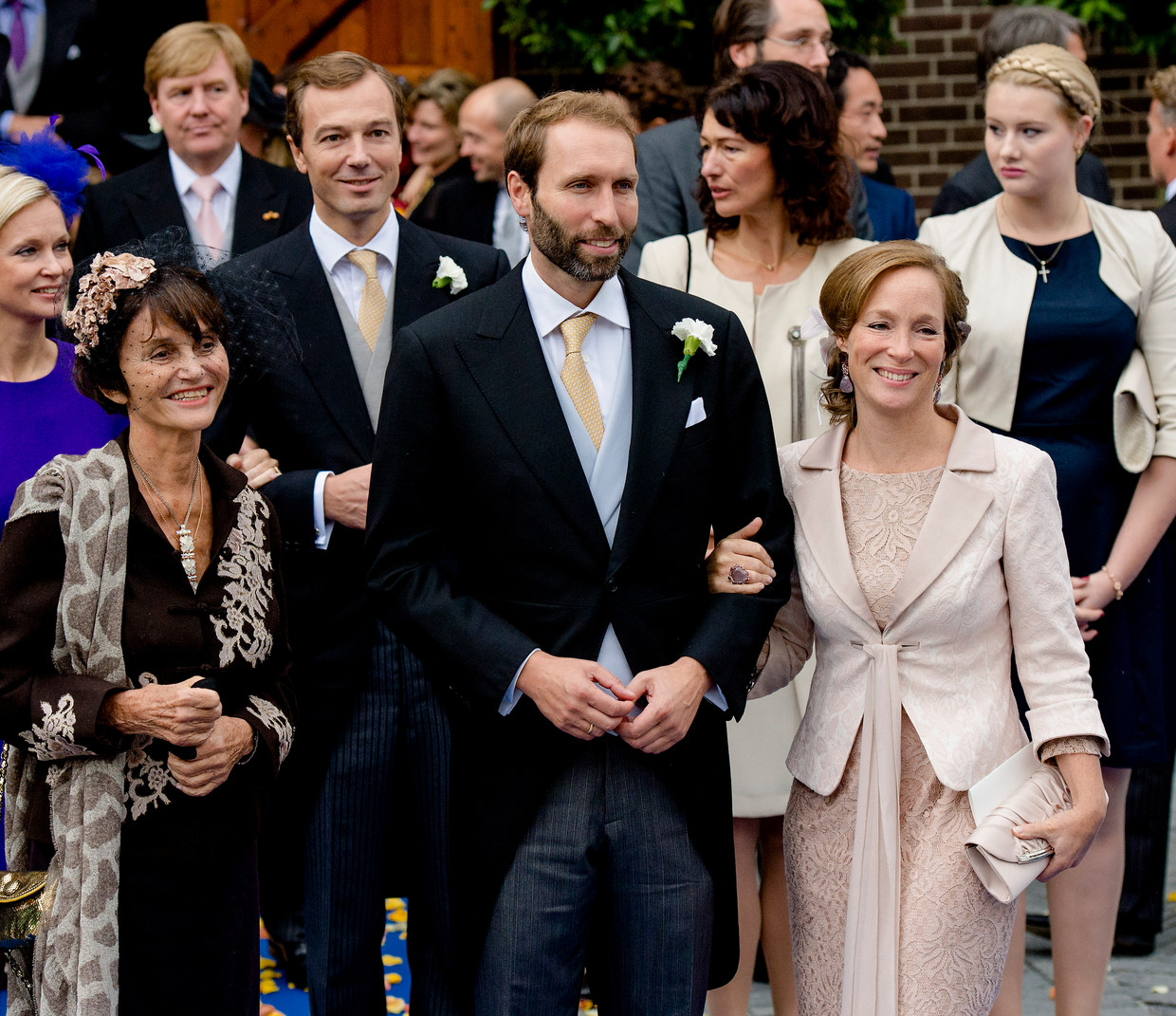 Prinses Maria Teresa van Bourbon-Parma (links) is op 86-jarige leeftijd overleden. Beeld ANP