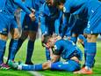 Olivier Boscagli is emotioneel na zijn 0-2 in Nijmegen.
