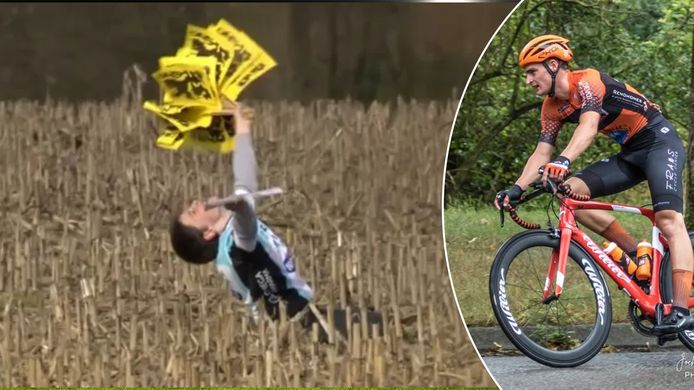 Links de iconische foto van Tjörven in 2012, rechts een recente trainingsfoto.