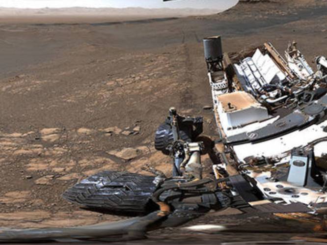 Marsrover Curiosity neemt zijn scherpste panoramafoto ooit