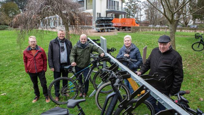 Organisatoren kunnen rekenen op mobiele fietsenstalling