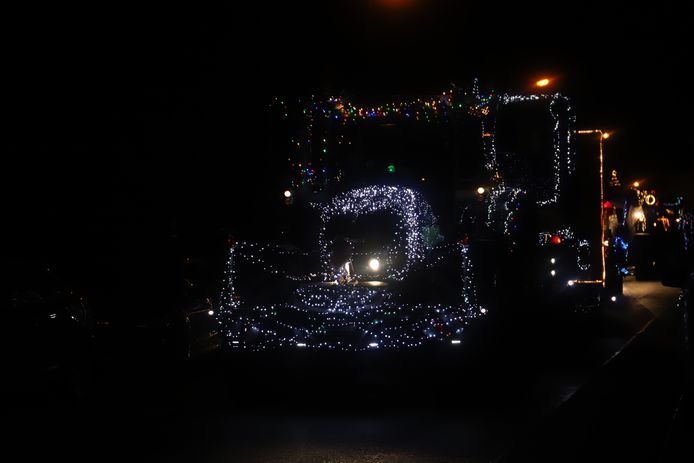 Verlichte tractoren Pajottenland