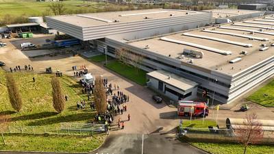 Bedrijfspand NS in Berkel-Enschot ontruimd vanwege brand