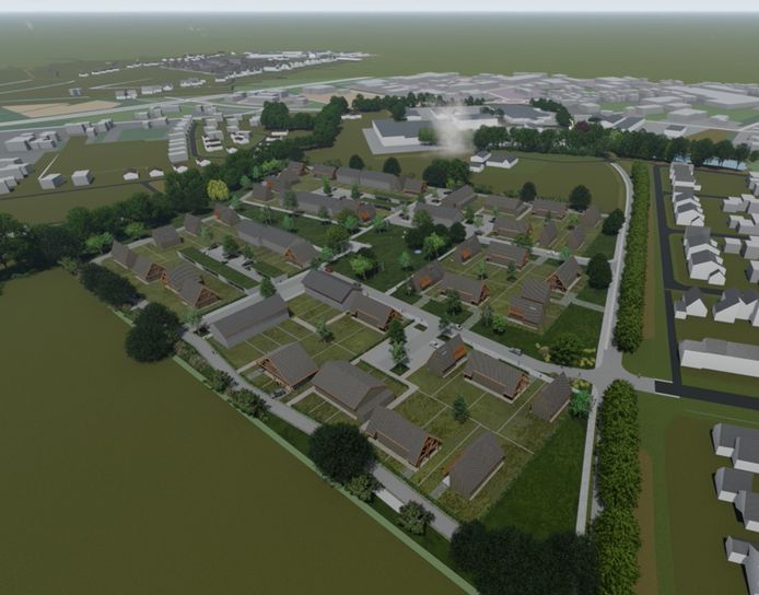 Ook in de nog te ontwikkelen nieuwbouwwijk aan de Molenweg in Heino (hier als impressie) is ruimte voor CPO projecten.