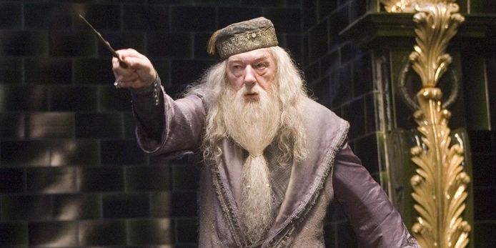 Dumbledore ofte Perkamentus zoals we hem kennen uit de 'Harry Potter'-films