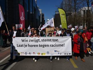 Bijna 4.000 mensen op straat in Brussel om te betogen tegen racisme