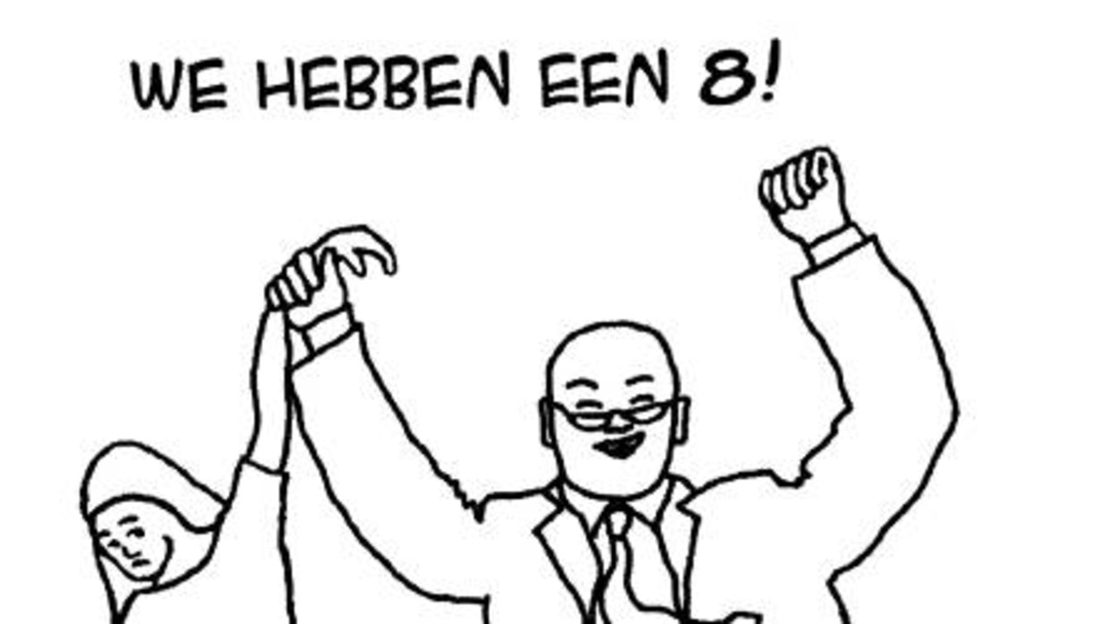 Beeld uit het boek 'Onderpresteren'. (Trouw) Beeld 