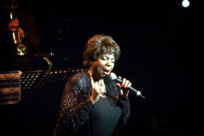 Eindhoven  Gloria Gaynor in Muziekcentrum tijdens Jazz in Lighttown in 2001.