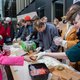 Broodjesprotest op Roeterseiland: ‘Het is onmogelijk om betaalbaar plantaardig te eten op de UvA’