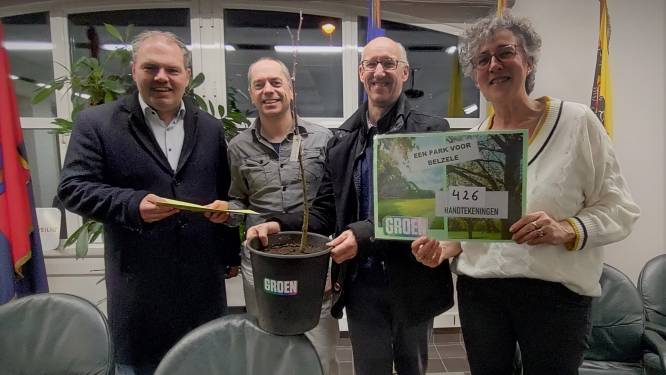Groen overhandigt petitie voor openbaar park in Belzele: “Nood aan meer kwaliteitsvol groen”