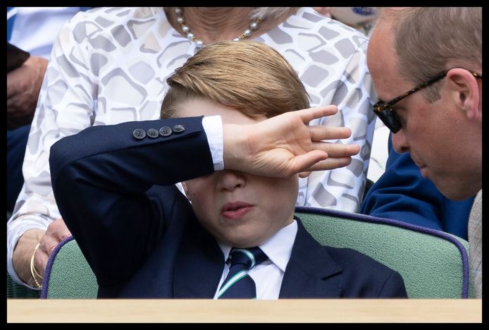 Il principe Giorgio in costume a Wimbledon.