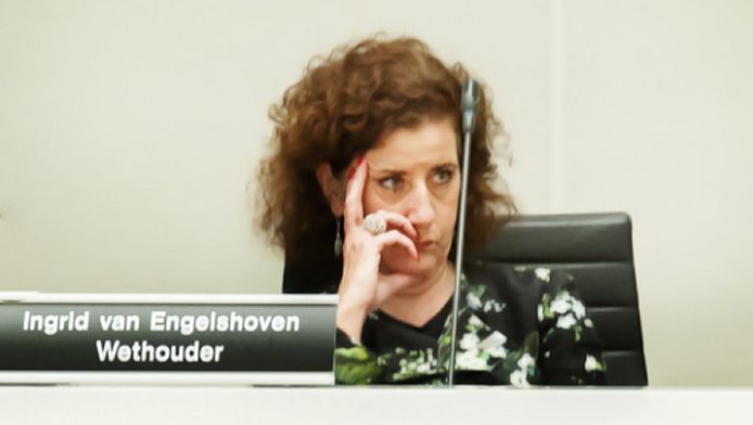 D66-wethouder Ingrid van Engelshoven lobbyt voor de komst van het Europees Geneesmiddelenbureau naar Den Haag.