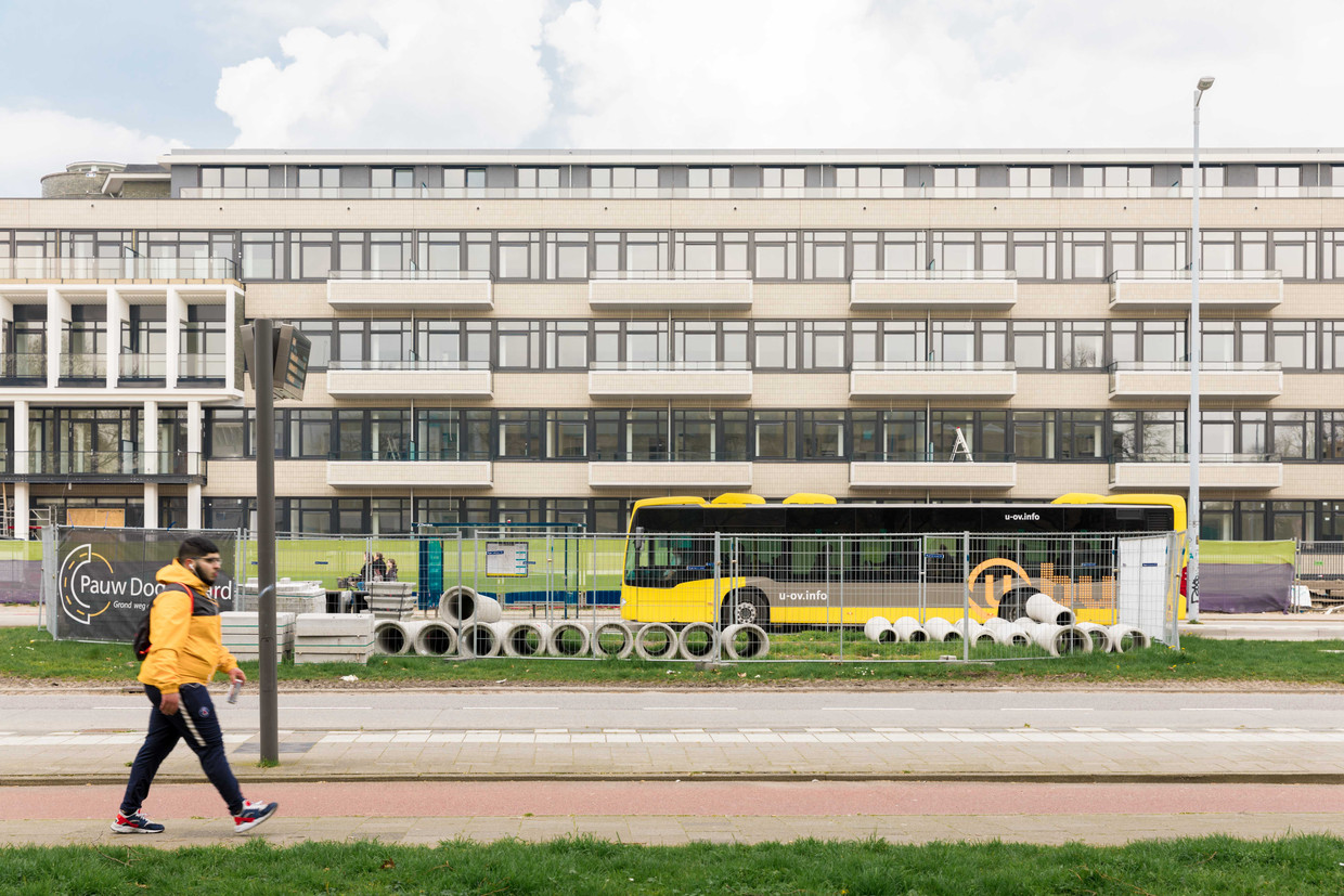De nieuwe huurwoningen in Utrecht die tussen de 805 en 1.170 euro per maand moeten gaan kosten. Beeld Rebecca Fertinel