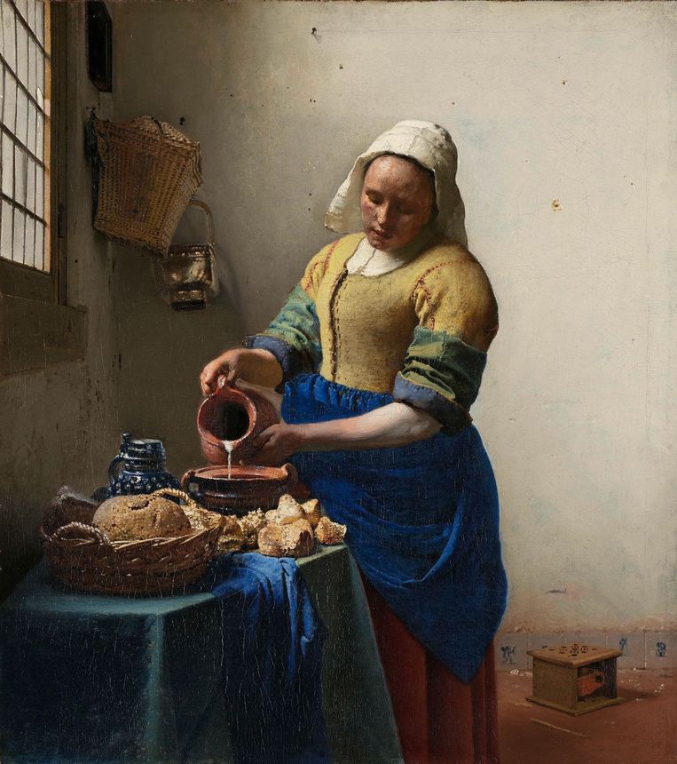 ‘Het melkmeisje’ behoort tot de publiekslievelingen van het Rijksmuseum. Beeld Rijksmuseum