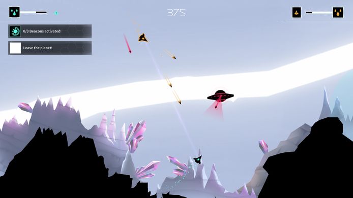 Beeld uit 'Gravitar: Recharged'.