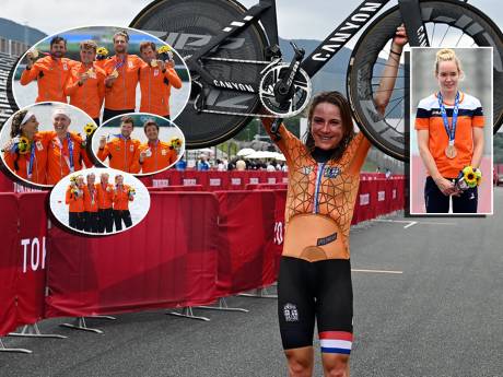 Gouden nacht Nederland: Van Vleuten en roeiers van dubbelvier slaan toe met olympische titels